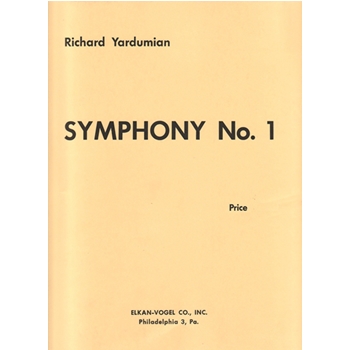 Symphony No.1 by Yardumian Richard for