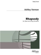 Rhapsody For Oboe And String Orchestra by Vernon Ashley for Study Score