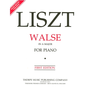 Walse In A by Liszt Franz for
