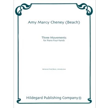 3 Movements for 4 Hands by Beach Amy - Block Adrienne Fried - for