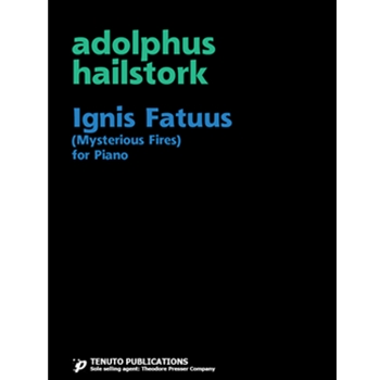 Ignis Fatuus by Hailstork Adolphus for Piano
