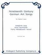 Nineteenth Century German Art Songs Medium Voice by Various for