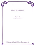 Psalm 19 For Soprano and Piano by Warshauer Meira for