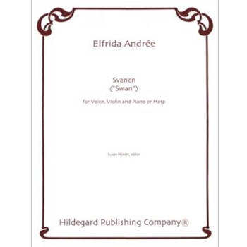Svanen For Voice Violin And Piano Or Harp by Elfrida Andree for