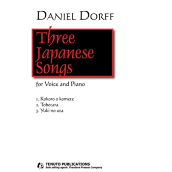 Three Japanese Songs by Dorff Daniel for Voice