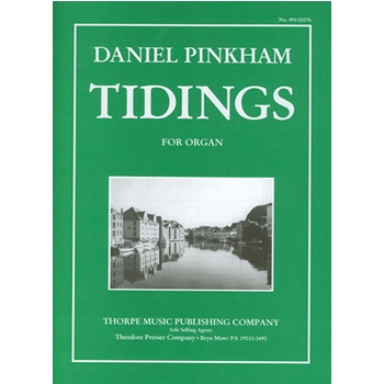 Tidings by Pinkham for Organ Solo