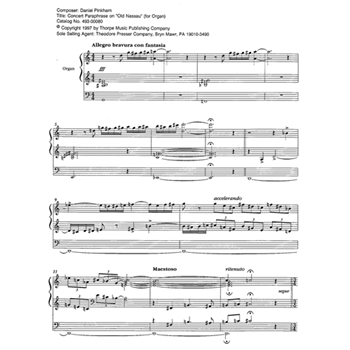 Old Nassau (Conc Paraphrase) by Pinkham Daniel for