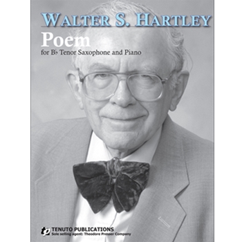 Poem by Hartley Walter for Tenor Sax