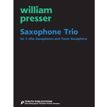 Saxophone Trio by Presser William for