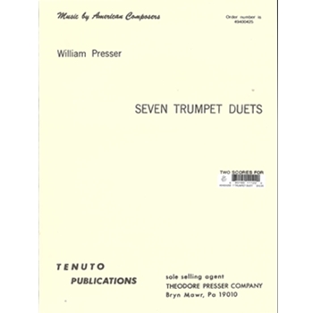 7 Trumpet Duets by Presser William for