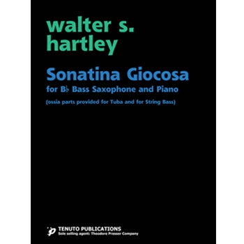 Sonatina Giocosa (1987) by Hartley Walter for Bass Saxop