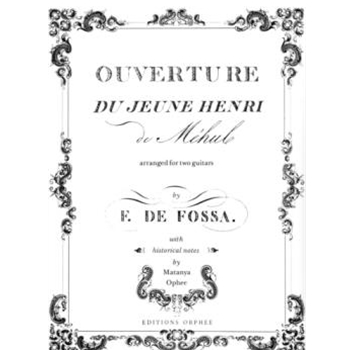 Overture La Chasse/J.Henri by Mehul Etienne Nicol for
