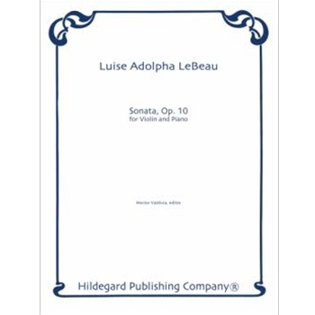 Sonata for Violin and Piano by Le Beau Luise Adolp - Valdivia Hector - for