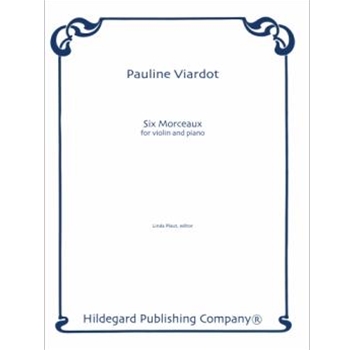 6 Morceaux For Violin and Piano by Viardot-Garcia Paul - Plaut Linda - for