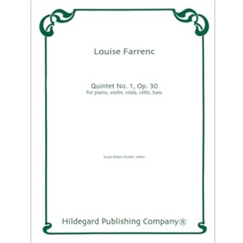 Piano Quintet #1 by Farrenc Louise - Pickett Susan - for
