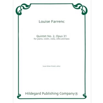 Piano Quintet #2 by Farrenc Louise - Pickett Susan - for