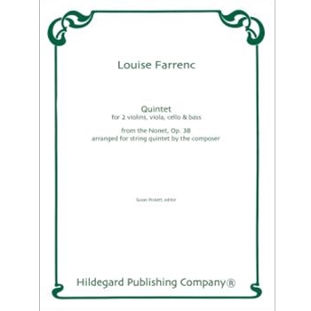 Quintet From Nonet by Farrenc Louise - Pickett Susan - for