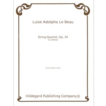 String Quartet by Le Beau Luise Adolp - Valdivia Hector - for