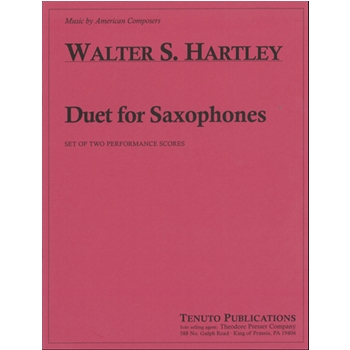 Duet For Saxophones by Hartley Walter for Saxophone Duet