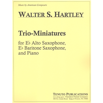 Trio-miniatures by Hartley Walter for Saxophone Duet