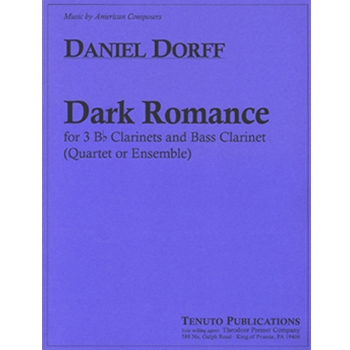 Dark Romance by Dorff Daniel for Clarinet Quartet
