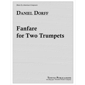 Fanfare For 2 Trumpets by Dorff Daniel for Trumpet Duet