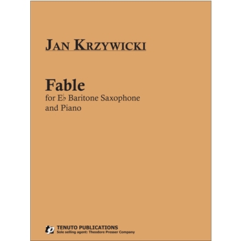 Fable by Krzywicki Jan for Baritone Saxophone