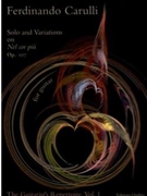 Solo & Variations On Nel Cor Piu Opus 107 by Carulli Ferdinando - Ophee Matanya - for Guitar Sol