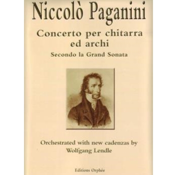 Concerto Per Chitarra Ed Archi by Paganini Niccolo - Lendle Wolfgang - for Guitar Sol