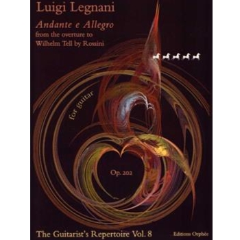 Andante & Allegro From William Tell by Rossini Gioachino - Ophee Matanya - for Guitar Sol