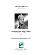 Seven Postcards to Old Friends by Bennet Robert for Fl/Vla and Piano