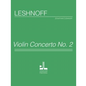 Violin Concerto No. 2 study score by Leshnoff Jonathan for
