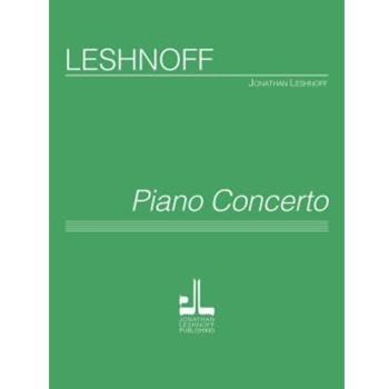 Piano Concerto study score by Leshnoff Jonathan for