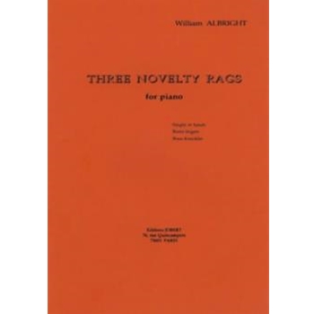 Three Novelty Rags by Bolcom and Albright - Bolcom William - for Piano