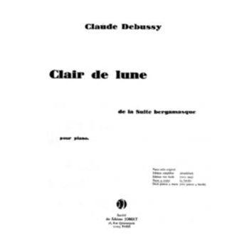 Clair De Lune by Debussy Claude for