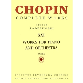 Works for Piano and Orchestra by Chopin Frederic - Paderewski Ignace J - for