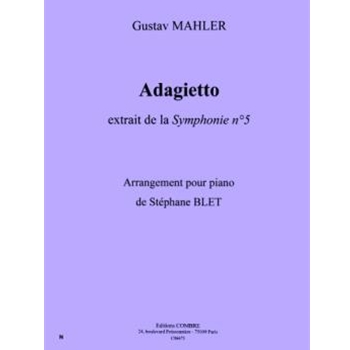 Adagietto From Symphonie #5 by Mahler Gustav - Blet Stephane De - for Piano