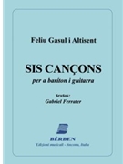 6 Cancons by Gasull Feliu for Guitar