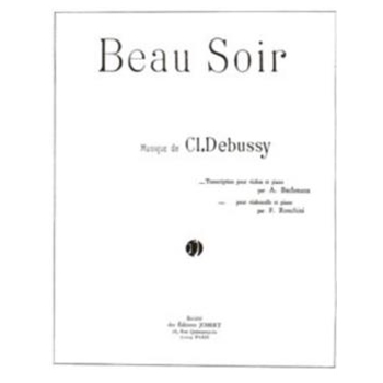 Beau Soir by Debussy Claude for