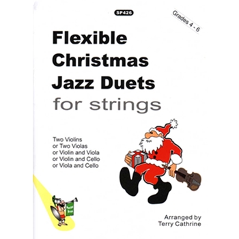 Flexible Christmas Jazz Duets For String by Traditional - Cathrine Terry - for Str Duet
