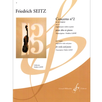 Concerto No. 2 en ut majeur Op. 13 by Seitz Friedrich for