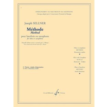 Method 1st Part Elementary Studies by Sellner and Debondue - Bleuzet - for Oboe Method
