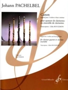 Canon by Pachelbel Johann - Rougemon Gilles - for Clarinet Quartet