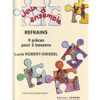 Refrains by Robert-Diessel Lucie for Bassoon Duet