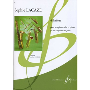 4 Haikus Pour Saxlphone Alto Et Piano by Lacaze Sophie for