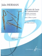 Souvenir De Lucie De Lammermoor by Herman Jules for Flute Duet
