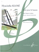Solo Pour Le Basson Pour Basson Et Piano by Klose Hyacinthe for