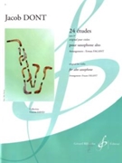 24 Etudes Pour Saxophone Alto by Dont Jakob - Fagant Erwan - for