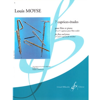 7 Caprices-Etudes For Flute and Piano by Moyse Louis for