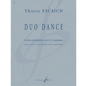 Duo Dance for alto saxophone and marimba by Thierry Escaich for